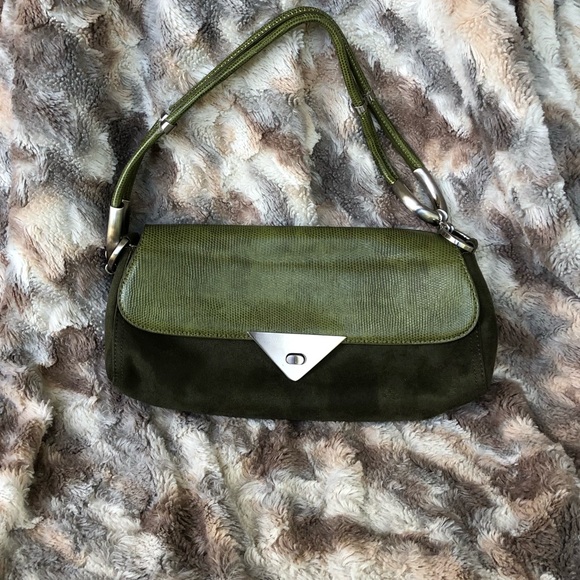 CUTE - suede & leather purse - Picture 1 of 8